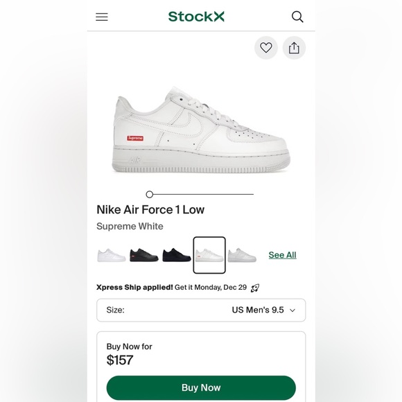 Supreme Nike Air Force 1 - Picture 2 of 2